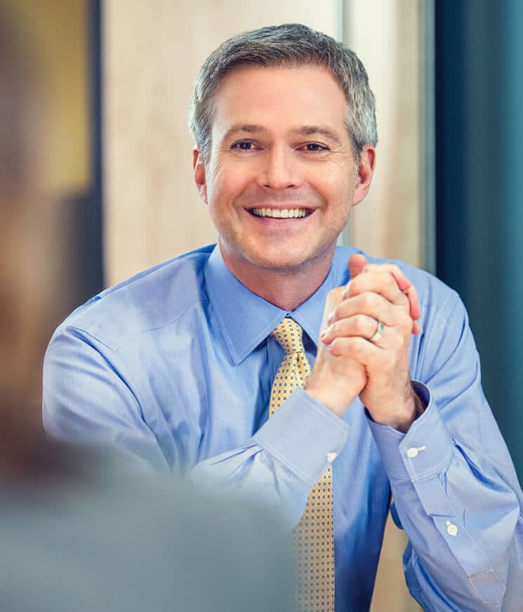 Close up image of Steve Fields smiling.